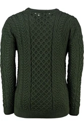 Carraig Donn Strickpullover Dunkelgrün
