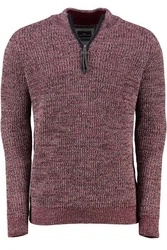 FYNCH-HATTON Strickpullover Dunkelrot/Bordeaux