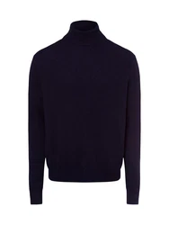 Andrew James Strickpullover Dunkelblau/Lila