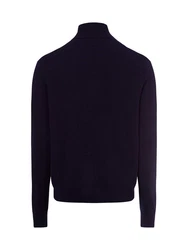 Andrew James Strickpullover Dunkelblau/Lila