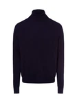 Andrew James Strickpullover Dunkelblau/Lila