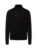 Schwarze Oversize Rollkragenpullover image