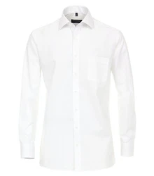 CASAMODA Langarmhemd Modern Fit uni/weiß (006530)
