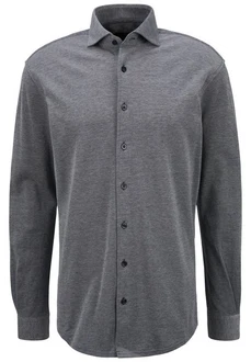 FYNCH-HATTON Langarmshirt Solid Jersey Shark