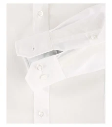 Langarmshirt Popeline Hemd uni 001410
