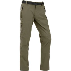 Maul Sport Funktionshose Zipp-Off Hose Omtaria XT Khaki/Braun/Dunkelgrün