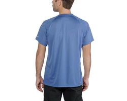 Carhartt T-Shirt Fishing mit UV-Schutz Blau/Hellblau