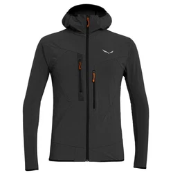 Salewa Funktionsjacke 2 Durastretch Dunkelgrau/Rot/Grau/Orange
