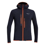 Salewa Funktionsjacke 2 Durastretch Dunkelblau/Hellblau/Orange/Rot
