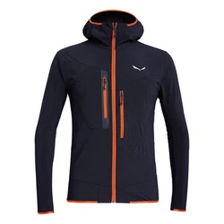 Salewa Funktionsjacke 2 Durastretch Dunkelblau/Hellblau/Orange/Rot