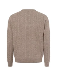 Andrew James Strickpullover Braun/Grau/Beige/Khaki