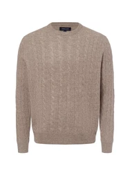 Andrew James Strickpullover Braun/Grau/Beige/Khaki