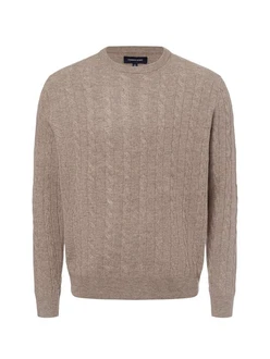 Andrew James Strickpullover Braun/Grau/Beige/Khaki