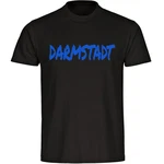 multifanshop T-Shirt Herren Darmstadt - Textmarker Rot/Dunkelblau/Lila/Dunkelgrau/Blau