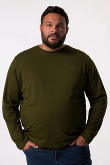 Men Plus T-Shirt Basic Bauchfit Rundhals Men Plus T-Shirt Basic Bauchfit Rundhals