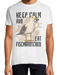 Youth Designz T-Shirt mit Fischbrtchen Motiv Grau