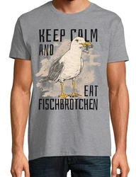 Youth Designz T-Shirt mit Fischbrtchen Motiv Grau/Dunkelgrau/Hellgrau
