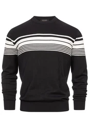 Indicode Strickpullover INLeague Schwarz