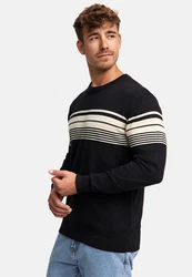 Indicode Strickpullover INLeague Schwarz