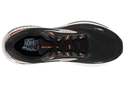 Brooks Adrenaline GTS 23 Laufschuh Schwarz/Mandarinrot/Silber