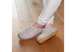 naturling Herren Slipper Hausschuh Gelb/Grau/Beige/Braun