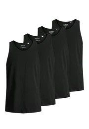 Unterhemd 4er Pack Jacbasic (Spar-Set, 4-St) Unterhemd / Tanktop - Baumwolle - Atmungsaktiv - Weicher Jerseystoff