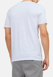 Jack & Jones T-Shirt JACBASIC V-NECK TEE Grau/Hellblau/Weiß/Dunkelblau/Creme