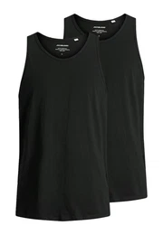 Unterhemd 2er Pack Jacbasic (Spar-Set, 2-St) Unterhemd / Tanktop - Baumwolle - Atmungsaktiv - Weicher Jerseystoff