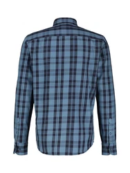 LERROS Karohemd Blau/Hellblau/Dunkelblau