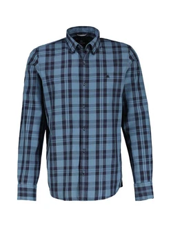 LERROS Karohemd Blau/Hellblau/Dunkelblau LERROS Karohemd Blau/Hellblau/Dunkelblau