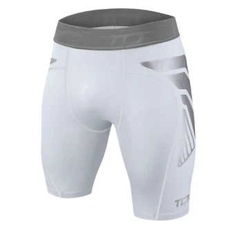 TCA Funktionsshorts Herren CarbonForce Pro Thermo Shorts Weiß TCA Funktionsshorts Herren CarbonForce Pro Thermo Shorts Weiß