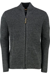 camel active Strickjacke Dunkelgrau/Grau/Dunkelblau