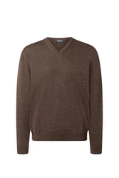 MAERZ Muenchen Pullunder Grau/Braun/Dunkelbraun/Khaki