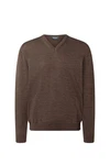 MAERZ Muenchen Pullunder Grau/Braun/Dunkelbraun/Khaki