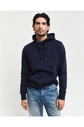 Gant Strickpullover Dunkelblau/Blau/Hellblau
