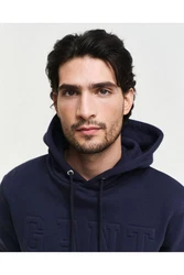 Gant Strickpullover Dunkelblau/Blau/Hellblau