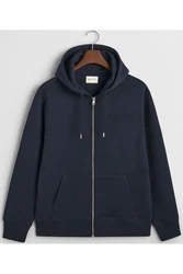 Gant Strickpullover Sweater Dunkelblau/Blau/Hellblau