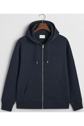 Gant Strickpullover Sweater Dunkelblau/Blau/Hellblau