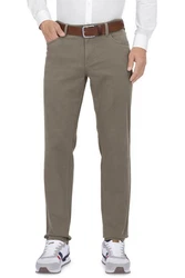 EUREX by BRAX 5-Pocket Hose Style LUKA Khaki/Dunkelbraun/Grau/Braun