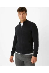 Brax Strickjacke Style JOHN Dunkelgrau