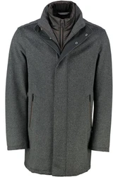 bugatti Jacke Mantel Dunkelgrau/Grau/Hellgrau