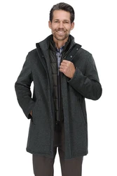 bugatti Jacke Mantel Dunkelgrau/Grau/Hellgrau