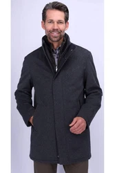bugatti Jacke Mantel Dunkelgrau/Grau/Hellgrau