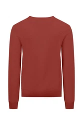 FYNCH-HATTON Strickpullover O-Neck Rot/Orange