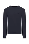 FYNCH-HATTON Wollpullover Dunkelblau/Blau/Lila