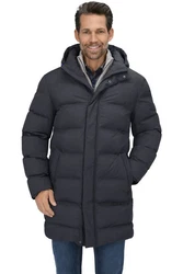 S4 Jackets Wollmantel Grau/Blau/Dunkelblau/Dunkelgrau