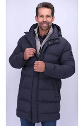S4 Jackets Wollmantel Grau/Blau/Dunkelblau/Dunkelgrau