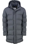 S4 Jackets Wollmantel Grau/Blau/Dunkelblau/Dunkelgrau