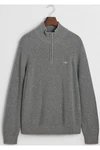 Gant Strickpullover Grau/Dunkelgrau/Hellgrau