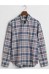Gant Langarmhemd Hellblau/Blau/Dunkelblau